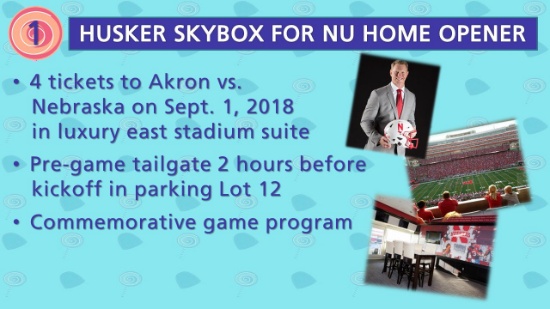 Husker Skybox for NU Home Opener