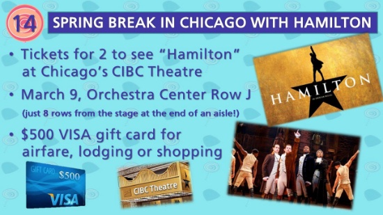 Spring Break in Chicago with Hamilton