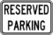 Reserved Parking Space