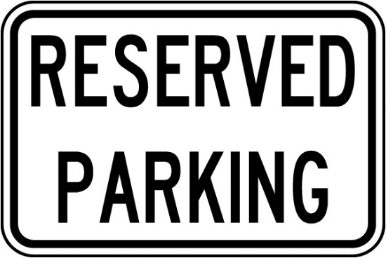 Reserved Parking Space