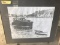 FRAMED & MATTED PHOTOGRAPH - ''THE PILAR'' HEMINGWAY'S BOAT IN HAVANA - OVERALL 22'' HIGH x 26'' WID