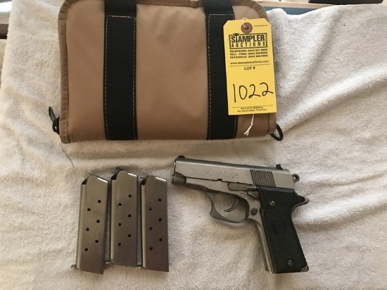 COLT DOUBLE EAGLE MK II SERIES 90 .45 CAL AUTO - SERIAL No. DF 03261 - BAG - 3 CLIPS