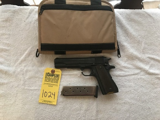 COLT GOVERNMENT MODEL .45 CAL AUTO - SERIAL No. C 238194 - 1 MAG - BAG