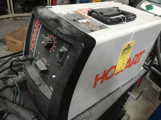 HOBART 210MVP WIRE FEED WELDER WITH TANKS - 25-210A OUTPUT
