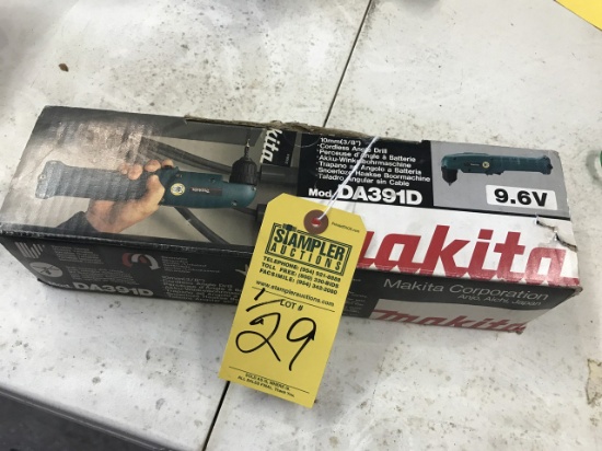 MAKITA DA392D 9.6V CORDLESS ANGLE GRINDER (NEW IN BOX)