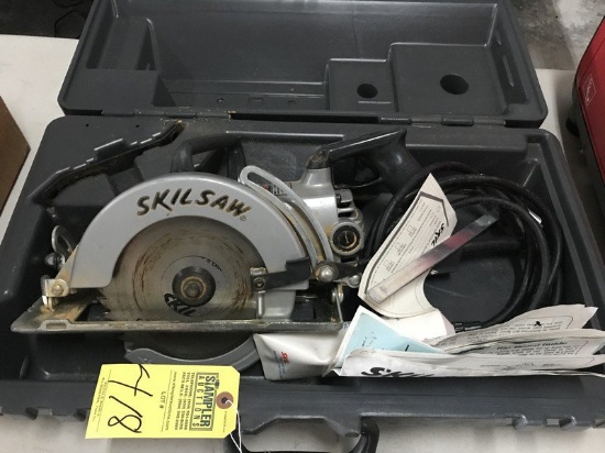 SKIL SAW 77 WORM DRIVE 7 1/4'' WITH CASE