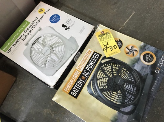 BATTERY POWERED FANS