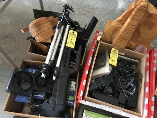 LOT ASSORTED ELECTRONICS (3 BOXES) (NO TOTE)