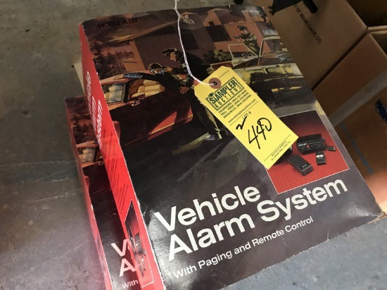 VEHICLE ALARM SYSTEMS (NEW IN BOX)