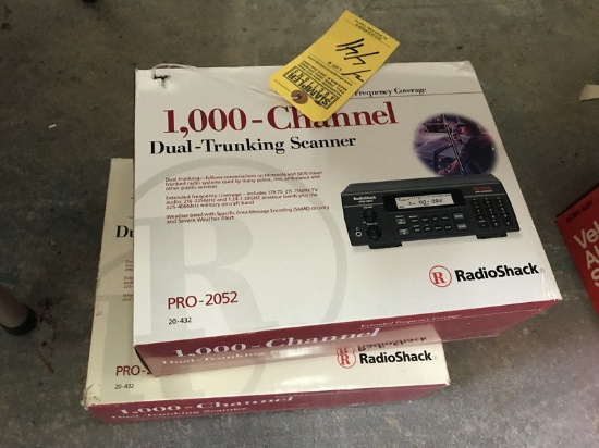 DUAL TRUNKING 1000 CHANNEL RADIO SCANNERS