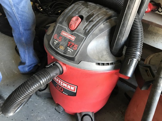 CRAFTSMAN SHOP VAC - 6.5HP / 20 GALLON