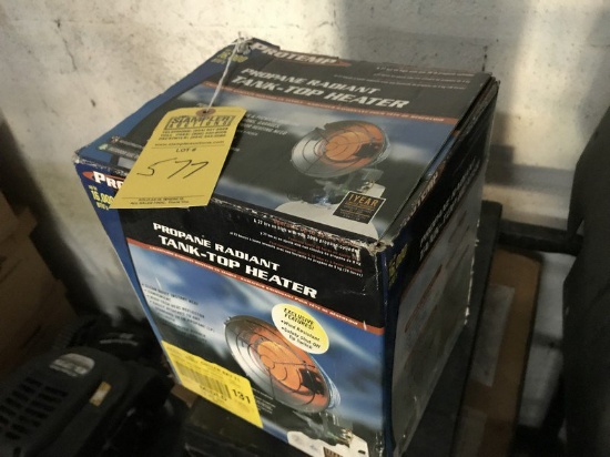 PROTEMP PROPANE TANK TOP HEATER (NEW IN BOX)