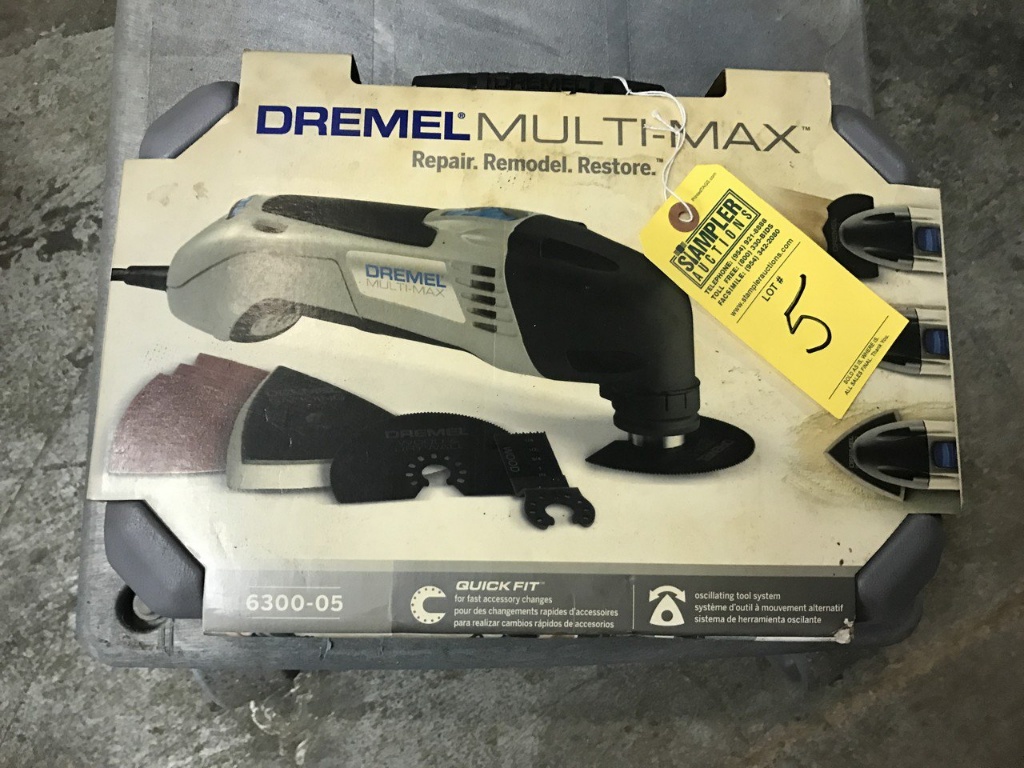 DREMEL MULTI MAX 6300-05 (NEW IN BOX) | Industrial Machinery & Equipment  Auto Repair Equipment | Online Auctions | Proxibid