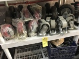 ASSORTED RUBBER & METAL CASTERS