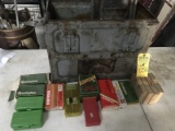 LARGE AMMO CAN WITH ASSORTED AMMO