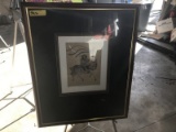 FRAMED SERIGRAPH - ''PARADY SALUTE II'' - SIGNED LEDERMAN - NUMBERED 15/200 - OVERALL 32'' HIGH x 26