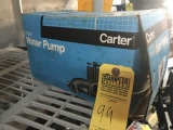 CARTER WATER FP1455 PUMP WITH BOX