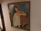 FRAMED OIL ON BOARD - LOUNGING LADY - SIGNED MADIGLIANI - 34'' x 27.5''