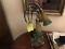 TABLE LAMP WITH 3 GLASS TULIP SHADES