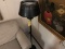 BLACK METAL FLOOR LAMP - 54'' TALL