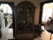 BOMBAY STYLE ILLUMINATED CHINA CABINET WITH MIRRORED BACK - 86''H x 42'' x 18''