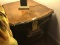 WOOD END TABLE (TOP FINISH WORN)