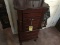 JEWELRY CABINET WITH OPENING SIDES & 9 DRAWERS (NO CONTENTS)