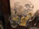 ASSORTED CRYSTAL DECANTERS