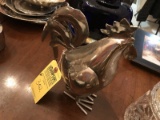 METAL ROOSTER FIGURINES