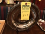 SILVER PLATED ROUND DISH - 10''