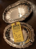 SILVER PLATED SERVERS / TRAYS