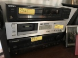 PIECES ELECTRONICS - 2 YAMAHA MS-30T SPEAKERS / 1 YAMAHA K300 STEREO CASSETTE / 1 CD PLAYER / 1 PION