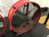 RED AUTUMAIRE BARREL FAN