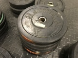 LBS RUBBER PLATE WEIGHTS - 6 x 25LBS