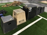 ASSORTED WOOD BOX JUMPS