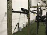 LOT 7 SECTIONS OF ADJUSTABLE EXERCISE CROSS FIT RACKS - NO ATTACHMENTS