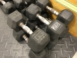 DUMBBELLS - 150LBS - 25LBS EACH