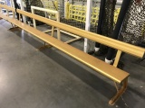 ALUMINUM STADIUM BENCHES (APPROXIMATELY 15' EACH)