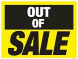OUT OF SALE