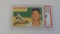 BASEBALL CARD - 1956 TOPPS #140 - HERB SCORE - WHITE BACK - PSA GRADE 3