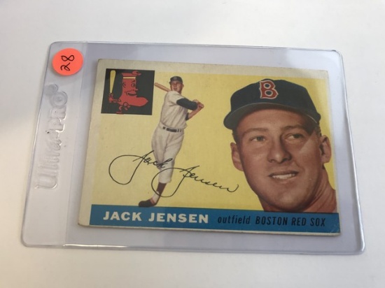 BASEBALL CARD - 1955 TOPPS #200 - JACK JENSEN - GRADE 2-3