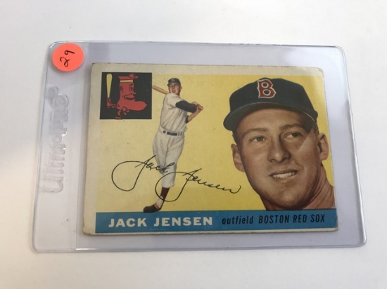 BASEBALL CARD - 1955 TOPPS #200 - JACK JENSEN - GRADE 2-3