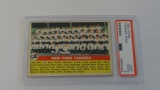 BASEBALL CARD - 1956 TOPPS #251 - YANKEES TEAM - PSA GRADE 2