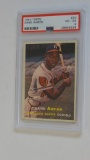 BASEBALL CARD - 1957 TOPPS #20 - HANK AARON - PSA GRADE 4