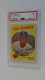 BASEBALL CARD - 1959 TOPPS #387 - DON DRYSDALE - PSA GRADE 5