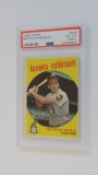 BASEBALL CARD - 1959 TOPPS #439 - BROOKS ROBINSON - PSA GRADE 4
