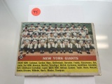 BASEBALL CARD - 1956 TOPPS #226 - NEW YORK GIANTS - GRADE 2-3