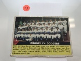 BASEBALL CARD - 1956 TOPPS #166 - BROOKLYN DODGERS - GRADE 1-2