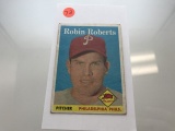BASEBALL CARD - 1958 TOPPS #90 - ROBIN ROBERTS HOF - GRADE 1-3