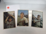 BASEBALL CARDS - 1953 BOWMAN COLOR - ASSORTED COMMONS - GRADE 1